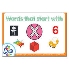 (verse 1) the a.b.c. / ˌ eɪ. Free Alphabet Flashcards For Words That Have The Letter X Bingobongo