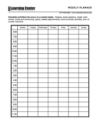 24 Printable Time Management Worksheet Forms And Templates