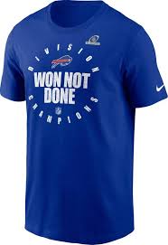 Buffalo afc east champions long sleeve. Nike Men S Buffalo Bills Afc East Division Champions Royal T Shirt Dick S Sporting Goods