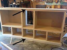 diy storage console with cabinets