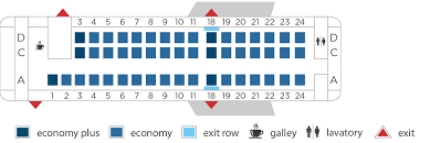United Airlines Embraer Jet Seating Chart