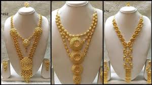 22k gold dubai style long necklace