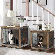 Bingopaw Wooden Dog Crate Pet Cage