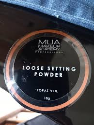 mua loose setting powder topaz veil