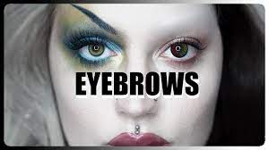 goth eyebrow tutorial