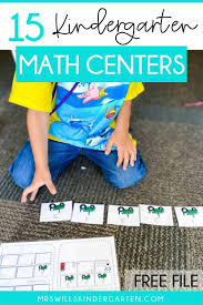 15 kindergarten math centers that will