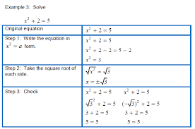 quadratic equations in one variable