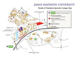James Madison University Parade Of Champions Maps And