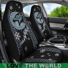 Vikings Fenrir Wolf Car Seat Cover