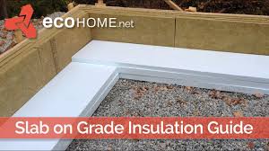 insulating concrete slab on grade