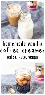 paleo vanilla coffee creamer vegan