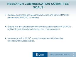 Research Communications Fy 2016 Update Musc Research