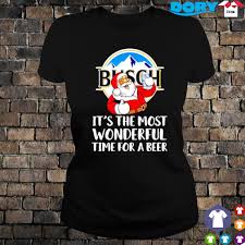 Santa Busch Light It S The Most Wonderful Time For A Beer Shirt Hoodie And Sweater