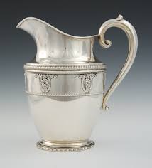 519 A Sterling Silver Water Pitcher In