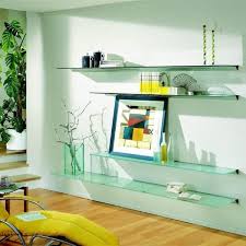 Wallscapes Glacier Clear Glass Shelf