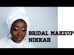 muslim bridal makeup tutorial nikkah