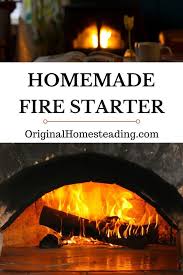 Wood Stove Fire Starter Make Your Own