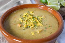sopa de platano plantain soup