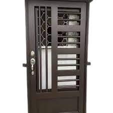 iron material grill safety door for
