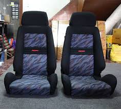 2 Jdm Recaro Lx Seats Solid Headrest