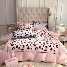 Y Girls Pink White And Black Leopard