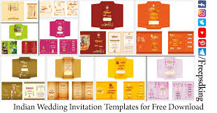 indian wedding invitation templates