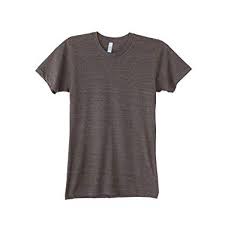 American Apparel Unisex Tri Blend Short Sleeve Track T Shirt