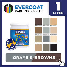 Davies Paints Sun Rain 1 Liter Grays