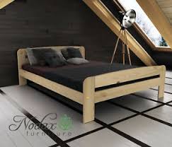new solid pine small double bed frame