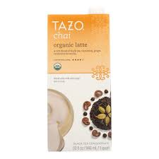 tazo tea organic tea chai latte