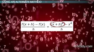 Finding The Derivative Of X 4 How To