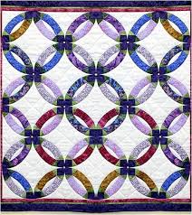 Wedding Ring Quilt Inspiration... and free patterns | Double wedding ring  quilt, Quilt patterns, Wedding ring quilt