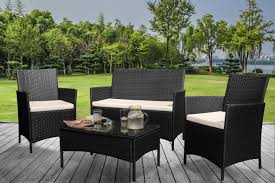 eco rattan garden furniture set uk