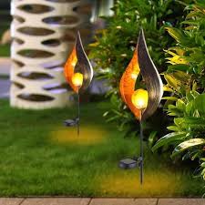 Led Artificial Flame Garden Light