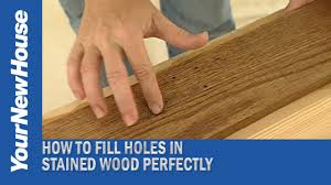 filling holes in wood quick tip you