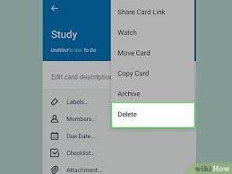 Hiding the card from the list will archive the card, but allow you to continue creating new cards using the template button on each list. How To Delete Trello Cards With Pictures Wikihow