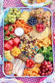 summer picnic snack tray the bakermama
