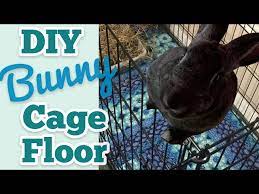diy bunny cage floor easy to make