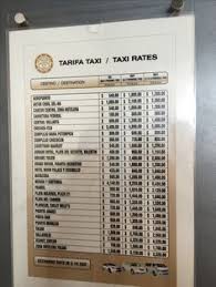 29 Best Taxi Rate Charts For Mexico The Caribbean Images