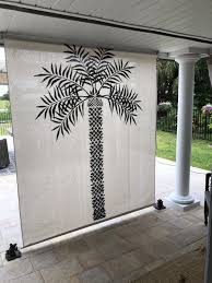 Plaster Stencil Life Sized Palm Tree