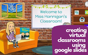 It's a virtual classroom made in a google slide in which you can include your bitmoji, a background, images, and helpful links so that the intended audience (students/parents/colleagues) can learn learn how to make one at bitmoji.com. How To Make A Bitmoji Background For Google Classroom