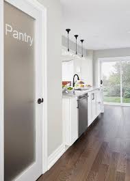 Frosted Glass Pantry Door Next To