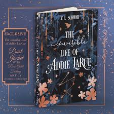 Addie Larue Dust Jacket With Rose Gold Foiling Detail UK Edition Fit 