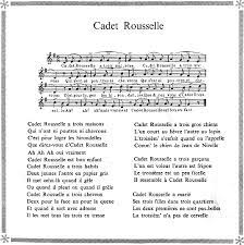 Chanson Cadet Rousselle Paroles - Liste de chansons