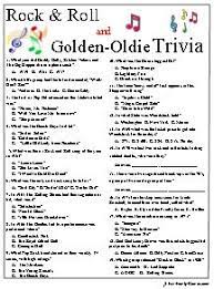 If you paid attention in history class, you might have a shot at a few of these answers. Those Golden Rock And Roll Songs Will Never Be Out Of Tune