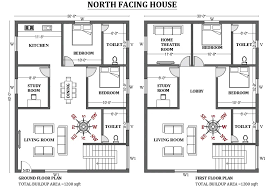 30 X40 North Facing House Plan Is