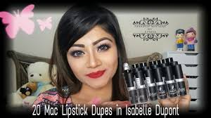 20 mac lipstick dupes in affordable