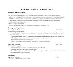 Sales Associate Resume Sample Retail Store Skills Socialum Co