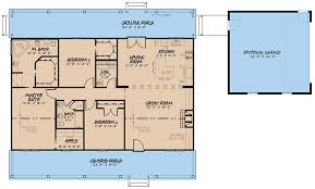 House Plan 82434 Ranch Style With