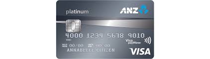 Fill in your personal details directly on the screen and print it out. Platinum Credit Card Anz